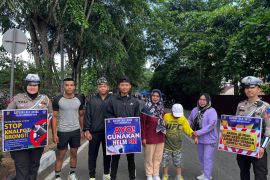 Polres Inhil imbau masyarakat tertib lalu lintas saat CFD