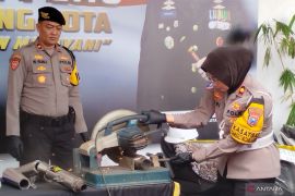 Polresta Malang Kota sita 440 knalpot "brong"