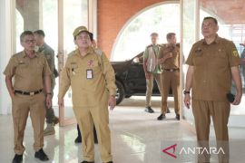 Pemkab Bogor bangun posko gabungan di sekitar kediaman Presiden Prabowo