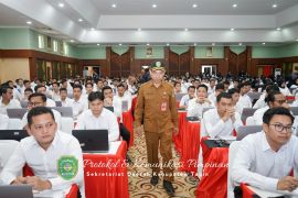 Sekda Tapin awasi pelaksanaan tes CAT CPNS 1.578 pelamar