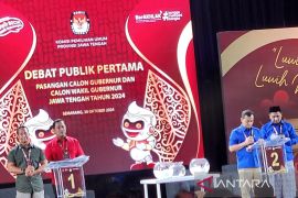 Debat perdana Pilgub Jateng dimulai