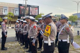 Operasi Mantap Praja Kayan Polda Kaltara pada Simulasi Pemungutan dan Perhitungan Pilkada 2024