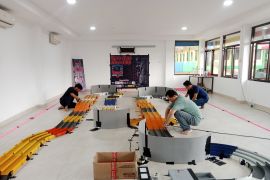 Komunitas tamiya Belitung gelar open race mini 4 WD