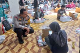 Kapolresta Pekanbaru tinjau pelipatan surat suara pilkada serentak