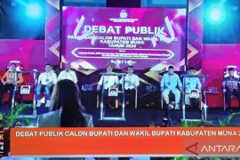 KPU Muna : Debat kandidat lima Paslon sebuah proses yang mendidik