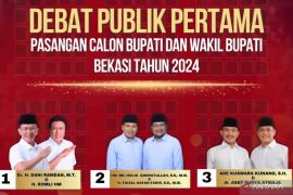 KPU gelar debat publik perdana pasangan calon Bupati dan Wabup Bekasi