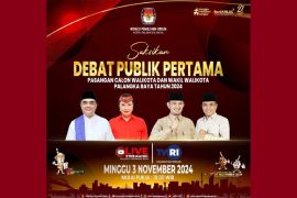 KPU Palangka Raya minta paslon pilkada tak serang pribadi dalam debat