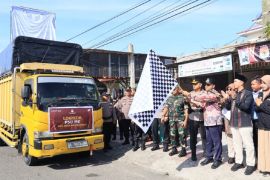 Pj Wako lepas keberangkatan logistik PSU-MK