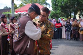 Sekda Payakumbuh lepas kontingen Kwarcab 0314 ikuti Jamda