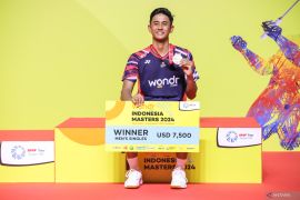Alwi juara tunggal putra Indonesia Masters 2024