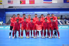 Timnas futsal jadi juara Grup B setelah menang 5-1 atas Myanmar