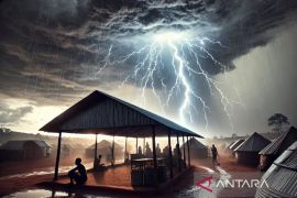 13 anak tewas ketika petir menyambar di kamp pengungsi di Uganda