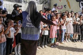 Warga Gaza sambut tahun ajaran baru