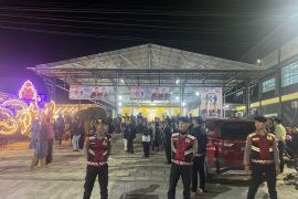 Personel OMP Polda Kaltaradi Pengukuhan dan Deklarasi Dukungan "Relawan Bejo Kaltara"