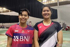 Lanny/Fadia bersiap untuk bertanding di Kumamoto Masters 2024