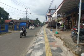 Proyek strategis Pemkot Banjarbaru pedestrian Jalan Kemuning rampung