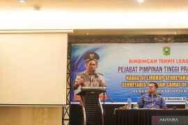 Pemkab Solok harapkan bimtek leadership bangun kebersamaan ASN