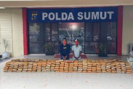 Polisi tangkap terduga pemilik 272 kilogram ganja dari Aceh