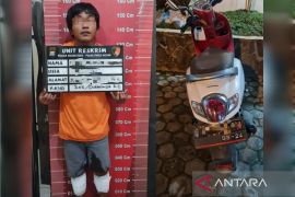 Polsek Medan Baru tembak kaki pelaku curanmor di Jalan Wahid Hasyim