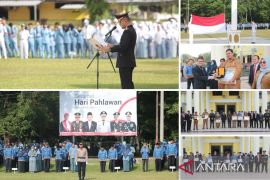 Tujuh OPD Bangka Tengah terima penghargaan di hari pahlawan