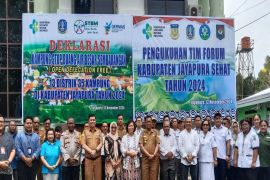 Dinkes Jayapura deklarasi stop buang air besar sembarangan di 35 kampung