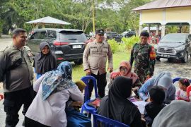 Sasar ibu-ibu Posyandu, ini pesan Kapolsek Siak Kecil