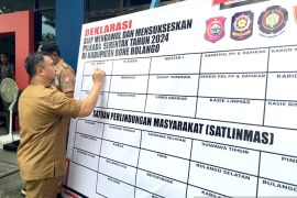 Sebanyak 165 Satlimnas siap bertugas pada Pilkada Bone Bolango