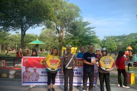 Satlantas Polresta Pekanbaru ajak warga wujudkan pilkada yang bersahabat