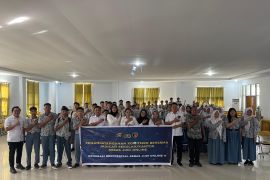 Dit Reskrimsus Polda Sultra kampanyekan anti judi online ke pelajar Kendari