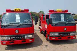 Pemkot Pematangsianardapat hibah dua  armada pemadam kebakaran