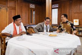 Pramono Anung-Rano Karno temui Anies Baswedan bahas hati ke hati