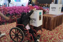 400 warga disabilitas Kota Palermbang simulasi cara mencoblos