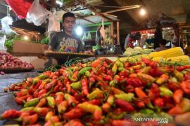 Harga pangan Sabtu, cabai rawit merah naik menjadi Rp43.260 per kg