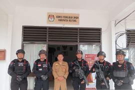 Batalyon B Satbrimob Polda Babel gelar patroli cipkon Pilkada 2024