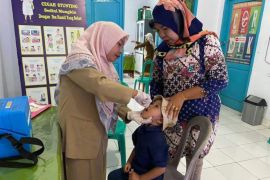 Pemberian imunisasi polio di Rejang Lebong mencapai 77,8 persen