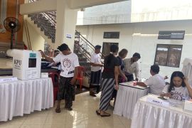 KPU Denpasar gelar simulasi targetkan pemilih 30 detik di balik bilik