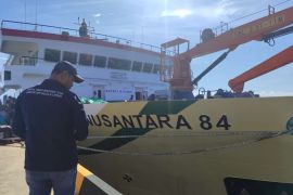 KUPP Lapuko uji coba sandar Pelabuhan Munse Konkep