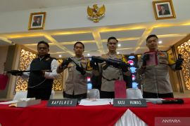 Pelaku begal bersenjata api ditembak mati Polres Garut