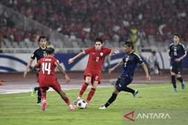 Kualifikasi Piala Dunia Zona Asia: Indonesia vs Jepang 0-3 di babak pertama