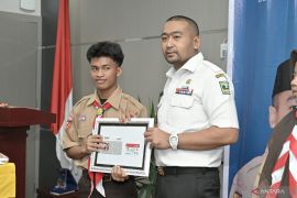 Pramuka di Sumbar jadi percontohan penggunaan KTA multifungsi