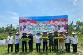 Polres Lombok Timur memprogramkam gerakan tanam sayur