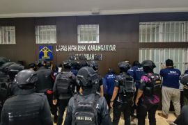 15 napi Lapas Palembang dan Banyuasin dipindah ke Nusakambangan