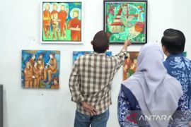 Wali Kota Banjarmasin buka pameran seni rupa "The End (less) Whisper"