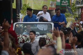 Jokowi kembali hadiri kampanye cagub-cawagub Jateng