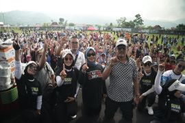 Kampanye hari terakhir, Kustini-Sukamto Siap berjuang membangun Sleman untuk rakyat