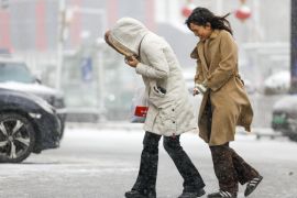 China perbarui peringatan untuk gelombang dingin dan angin kencang