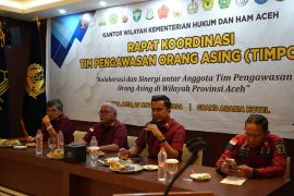 Kemenkumham Aceh gelar rapat koordinasi pengawasan orang asing