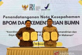 Erick  gandeng BPOM konsolidasi data untuk tingkatkan daya saing UMKM