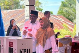 Ini harapan Cagub  Maluku Utara  Sherly dan Husain usai mencoblos