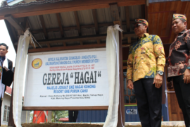 Pj Bupat Murung Raya hadiri peresmian Gereja di Desa Kohong